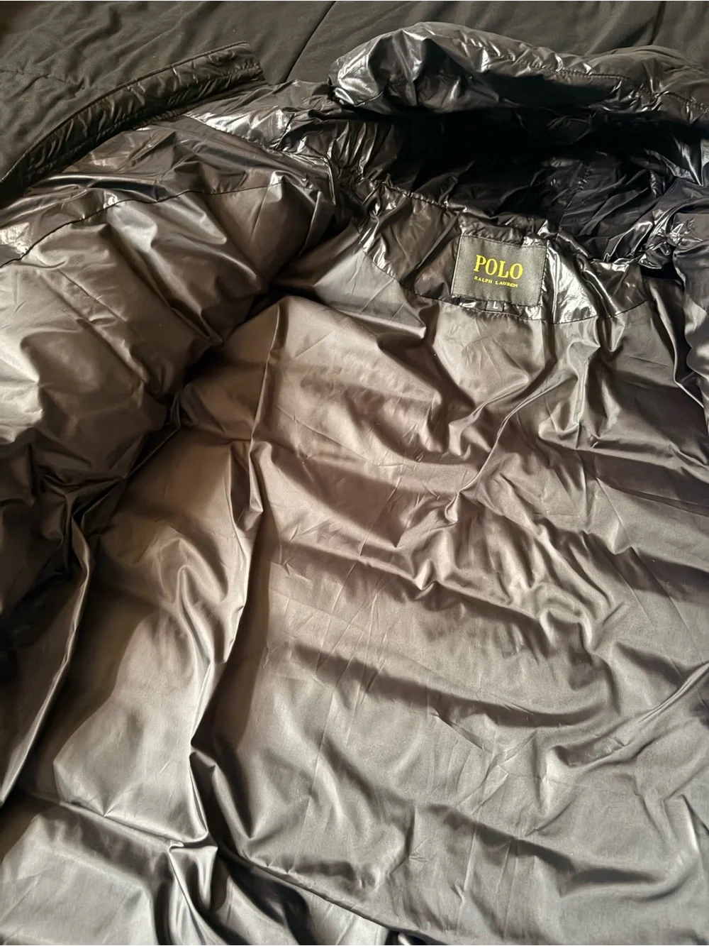Ralph Lauren Polo Shiny Puffer Jacket with Hood